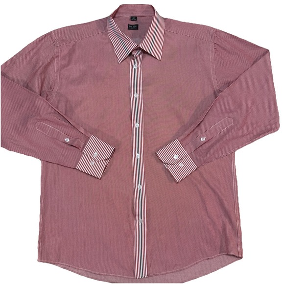 Paul Smith Other - Paul Smith Stripe Shirt Mens‎ 17 Cotton Long Sleeve Striped London